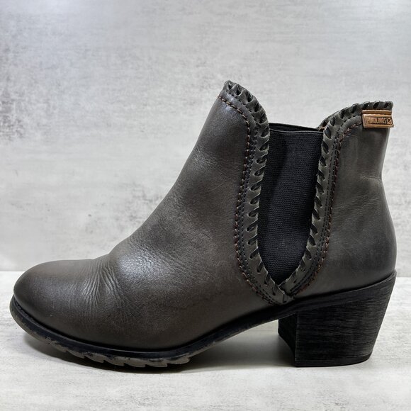 Pikolinos Andorra Leather Ankle Chelsea Boots - Women's Size EU 39 / US 8.5 - Picture 1 of 10